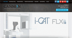 Desktop Screenshot of cannonoralsurgery.com